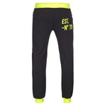 Established Jogger // Black + Lime (XL)