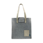 Parker Tote // Felt + Microsuede (Elephant Grey + Stone Grey)