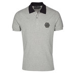 Polo Shirt // Grey + Black (S)