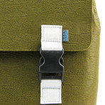 Carter Backpack // Felt + Leather (Black)