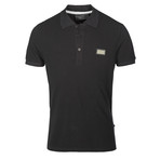 The Unexpected Polo Shirt // Black (XL)