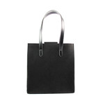 Parker Tote // Felt + Leather (Black)