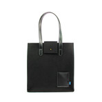 Parker Tote // Felt + Leather (Black)