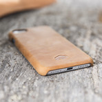 Snap-on Case // Antique Camel Leather (iPhone 7)