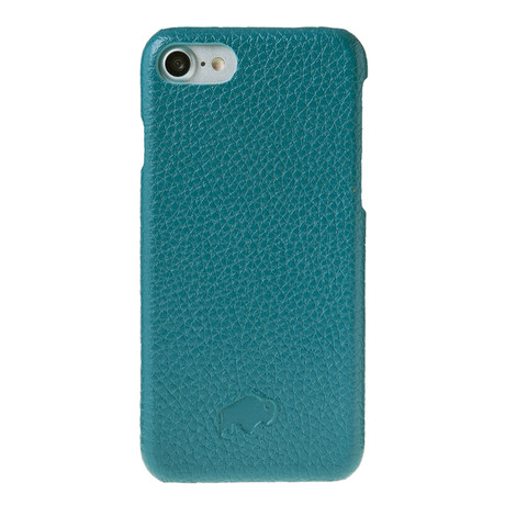 Snap-on Case // Floater Turquoise Leather (iPhone 7)