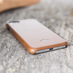 Snap-on Case // Burnished Tan Leather (iPhone 7)