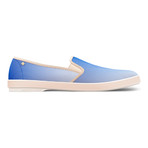 Print Radial Slip-On // White + Blue (Euro: 43)