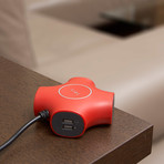 Travel Charger 4.2 AMP 20W // Red