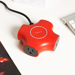 Travel Charger 4.2 AMP 20W // Red