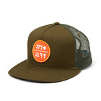 Lobby Mesh Trucker Snapback (Olive)