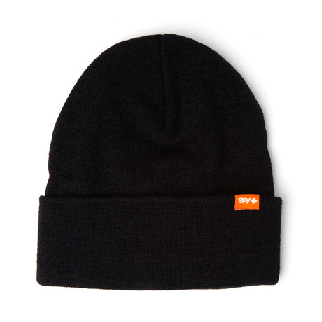 Floater Cuffed Slouchy Beanie (Black)