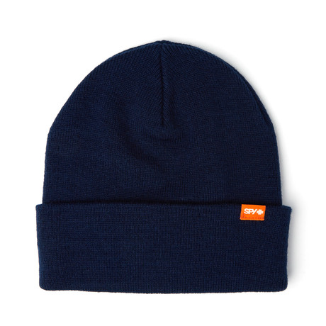 Floater Cuffed Slouchy Beanie (Navy)