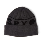 Support Graphic Cuff Beanie (Charcoal)