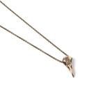 Bird Skull Necklace // Sterling Silver (18" Chain)