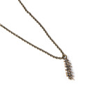 Snake Vertebrae Necklace // Bronze (18" Chain)