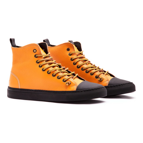 Sorrento High-Top Sneaker // Orange + Black Sole (Euro: 40)