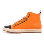 Sorrento High-Top Sneaker // Orange + Beige Sole (Euro: 43)