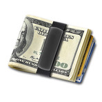 Stainless Steel Deluxe Money Band + Black PVD Finish