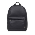 Albion Leather Laptop Backpack (Black)