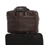 Amesbury Double Zip Briefcase (Black)