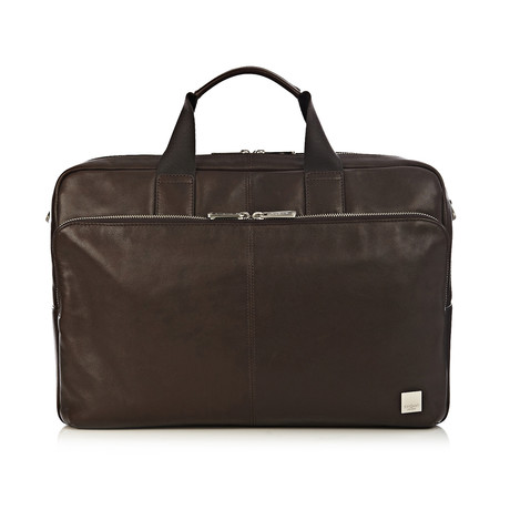 Amesbury Double Zip Briefcase (Black)