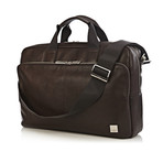 Amesbury Double Zip Briefcase (Black)