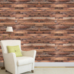 Flexiplus Timber Strips // Wall Sticker // Set of 4