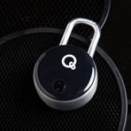 Quicklock 2.0 NFC Bluetooth Padlock + NFC FOB // Black