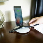 Dome Stand Charging Dock // Silver