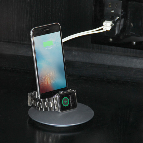 Dome Stand Charging Dock // Grey