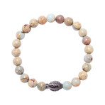 Opal + Buddha Charm Bracelet (Small)