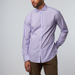 Horgan Stripe Button-Up // Purple (S)