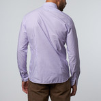 Horgan Stripe Button-Up // Purple (S)