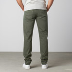 Macall Colored 5-Pocket Slim Fit Denim // Green (36WX32L)