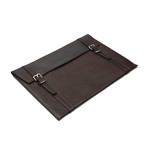 Hobin Leather Portfolio Holder // Dark Brown