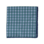 Fedel Plaid Pocket Square // Green