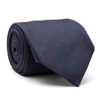 Roane Small Dot Tie // Blue