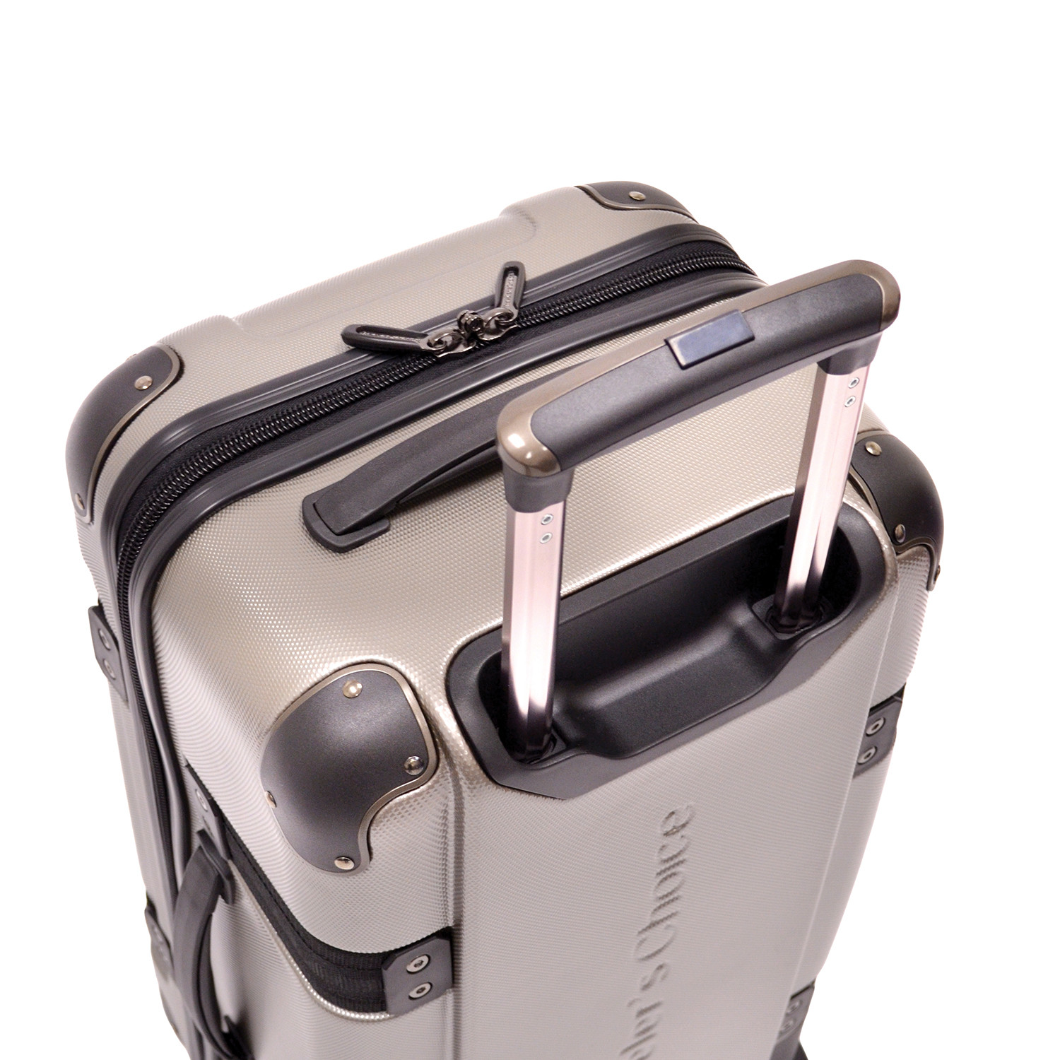rolling travel trunk suitcase