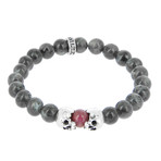 Head2Head Larvikite + Ruby Bracelet (S)