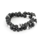 Lava Skull Wrap Bracelet (S)
