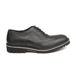 Capo Light Wing-Tip Brogue Oxfords // Black (US: 11)