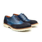 Medallion Toe Cap Brogue // Indigo Blue (US: 10)