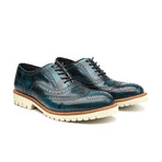 Medallion Toe Cap Brogue // Navy (US: 12)