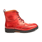 Wingtip Lace-Up Boot // Burgundy (US: 11)