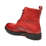 Wingtip Lace-Up Boot // Burgundy (US: 11)