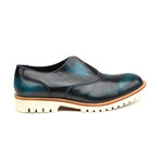 Capo Light Slip-on Oxfords // Iguana + Navy (US: 10)