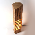 Reclaimed Wood Light Sculpture // Large Tabletop