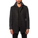 Jared Lang // American Cashmere Blend Overcoat // Charcoal (S)