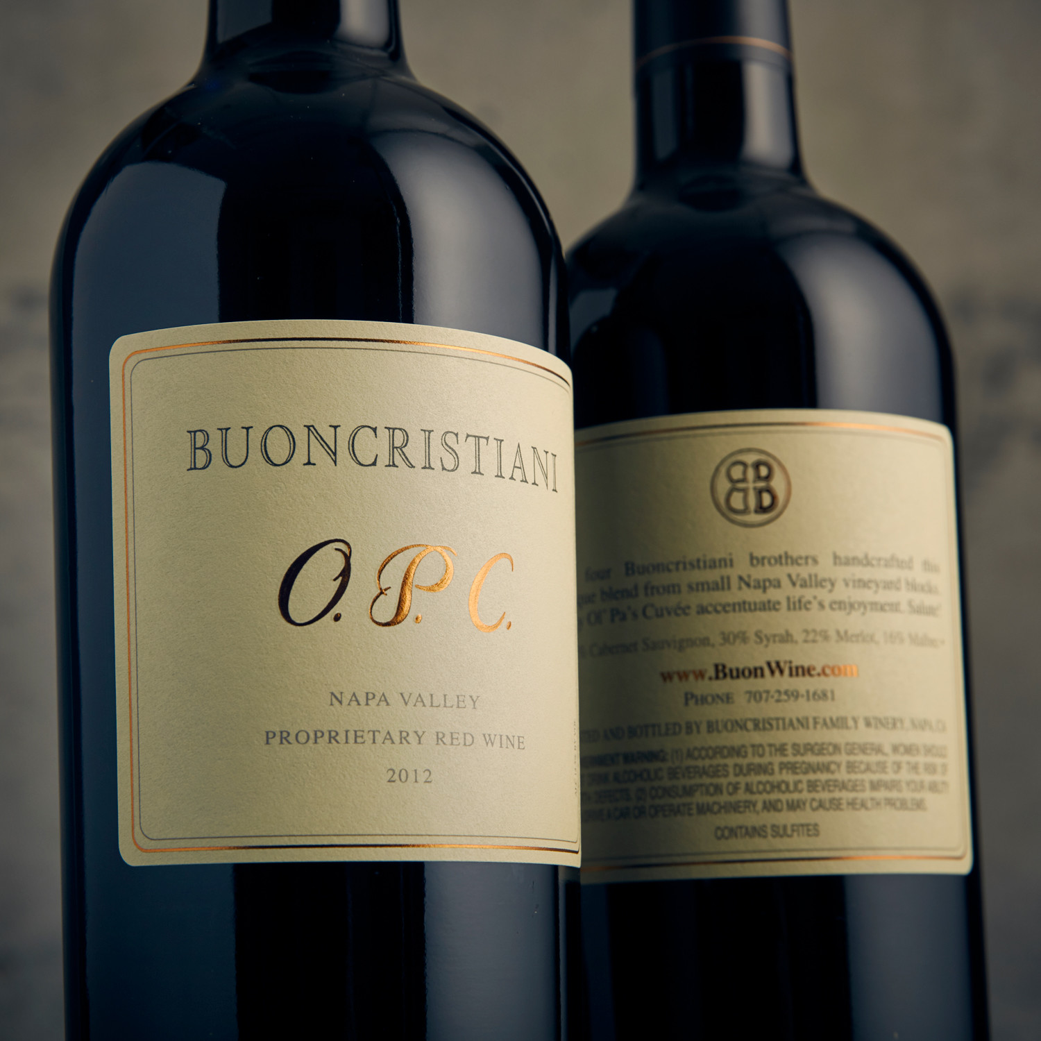 Buoncristiani O.P.C. Napa Valley Proprietary Red Blend // 2 Bottles
