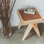 Ruby Red Stool